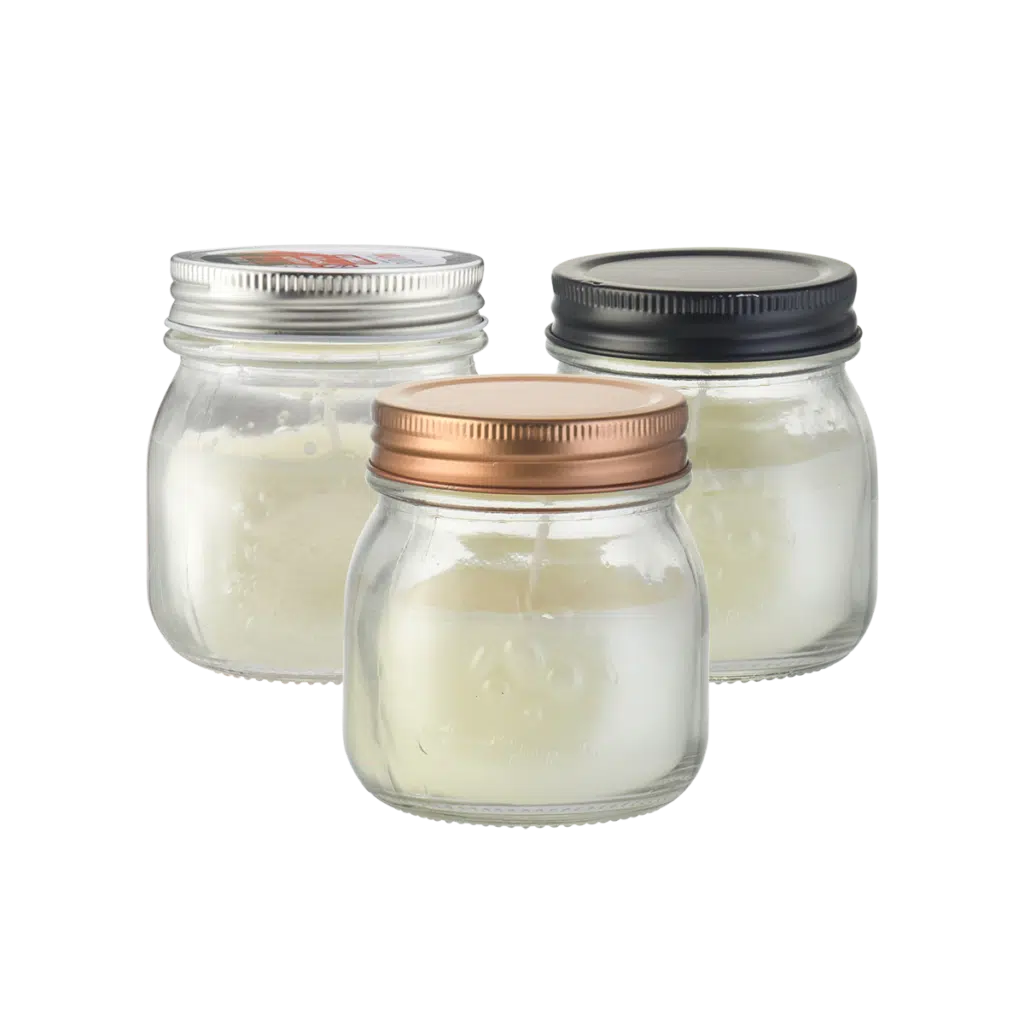Vintage Jam Jar Citronella Candle